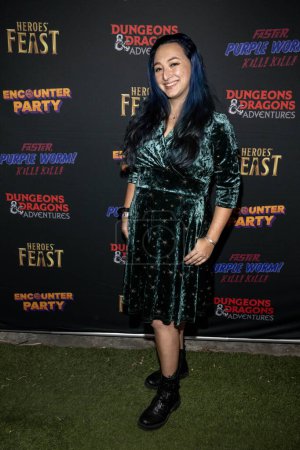 Photo for Game player Kailey Bray attends Dungeons and Dragons Adventures screening event at E.P. and L.P. rooftop, Los Angeles, CA November 13, 2023 - Royalty Free Image