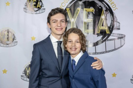 Photo for Actors Caleb Reese Paul, Hudson Paul attend The 8th Annual Young Entertainer Awards 2023 at Saban Theatre,  Los Angeles, CA December  3rd, 2023 - Royalty Free Image