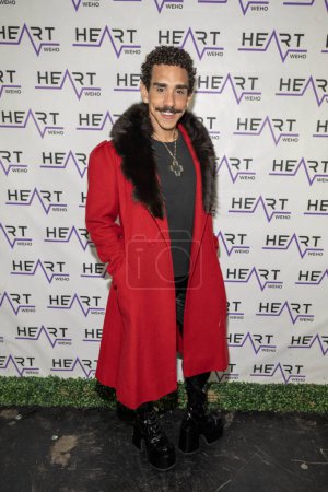 Photo for Actor Ray Santiago attends J. Michael Arnoldi Birthday Bash and Toy Drive featuring Performance of G Tom Mac at Heart WeHo Night club in West Hollywood, Los Angeles, CA December 9, 2023 - Royalty Free Image