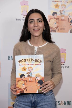 Photo for Actress Danny Sainz attends Author Rachele Sweetser's "Monkey-Boy - The Adventures of a Boy with ADHD" book signing at Barnes and Noble at the Grove, Los Angeles, CA, January 15th, 2024 - Royalty Free Image