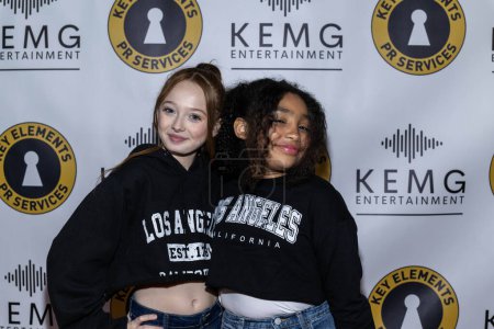 Photo for Actress Charlie Townsend, Actress/Singer Ayla Rae attend Key Elements PR and KEMG Entertainment present 2024 Kick off Concert at The Moroccan Lounge, Los Angeles, CA, January 19th, 2024 - Royalty Free Image