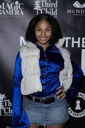 Photo for Singer/DJ Aviana Byrd  attends Los Angeles Premiere of "My Father's Fiance" at Look Cinema Glendale, Los Angeles, CA, January 30th, 2024 - Royalty Free Image