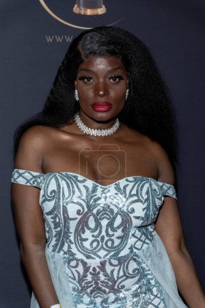 Photo for Actress Nimi Adokiye attends 2024 World Entertainment Awards Afterparty presented by The Soiree  at The Bourbon Room, Los Angeles, CA, February 2nd, 2024 - Royalty Free Image