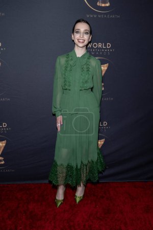 Photo for Actress Oliviia Tcargush attends 2024 World Entertainment Awards Afterparty presented by The Soiree  at The Bourbon Room, Los Angeles, CA, February 2nd, 2024 - Royalty Free Image