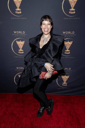 Photo for Filmmaker Johaira Michelle Dilauro attends 2024 World Entertainment Awards Afterparty presented by The Soiree  at The Bourbon Room, Los Angeles, CA, February 2nd, 2024 - Royalty Free Image