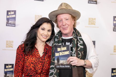 Photo for TV Personality Victoria Recano, Author Scott Michael Nathan attend Scott Michael Nathan's "The Big Book of Bad Decisions" book signing at Barnes and Noble at the Grove, Los Angeles, CA, February 16th, 2024 - Royalty Free Image
