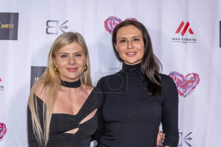 Photo for Comedian Thash Mose, Comedian Christine Peake, Comedian,Actress,Author Eugenia Kuzmina, Comedian,Singer Ksenia attend Max Events Presents Eugenia Kuzminas Models Of Comedy at SIXTY Beverly Hills, Los Angeles, CA, February 28, 2024 - Royalty Free Image