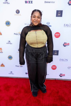 Photo for Award Nominee, Actress Jessica Mikayla attends 2024 Prom Expo Unlimited and fashion show at Earvin Magic Johnson Park & Community Event Center , Los Angeles, CA, March 9, 2024 - Royalty Free Image