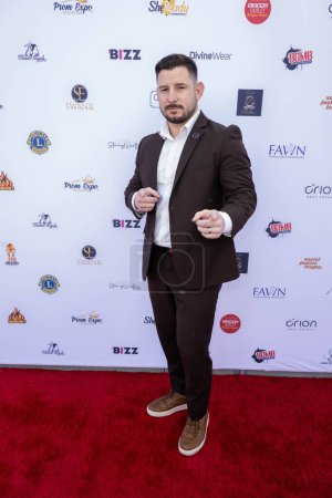 Photo for Brad Crihfield - Bellflower Unified School district attends 2024 Prom Expo Unlimited and fashion show at Earvin Magic Johnson Park & Community Event Center , Los Angeles, CA, March 9, 2024 - Royalty Free Image