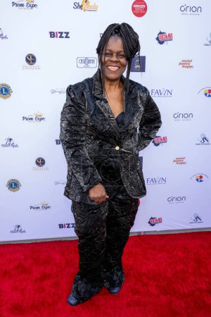 Photo for Founder Designer of Prom Expo Unlimited StormyWeather Banks attends 2024 Prom Expo Unlimited and fashion show at Earvin Magic Johnson Park & Community Event Center , Los Angeles, CA, March 9, 2024 - Royalty Free Image