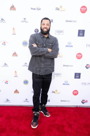 Photo for Comedian Jeremiah White attends 2024 Prom Expo Unlimited and fashion show at Earvin Magic Johnson Park & Community Event Center , Los Angeles, CA, March 9, 2024 - Royalty Free Image