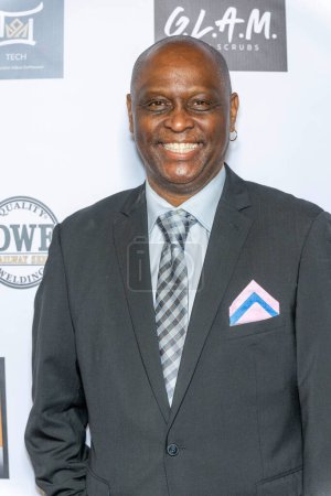 Photo for Actor and Americas Premiere RandB Music Historian Tyrone DuBose attends 2024 Annual Suzanne Delaurentiis Gala, Luncheon, Gifting Suite honoring our veterans and Celebrating The 96th Oscars at Luxe Sunset Blvd Hotel, Los Angeles, CA, March 10, 2024 - Royalty Free Image