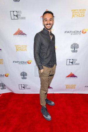 Téléchargez les photos : L'acteur Mason Greer assiste à la première du film "Quarante-sept jours avec Jésus" à AMC Burbank 16, Los Angeles, Californie, 11 mars 2024 - en image libre de droit
