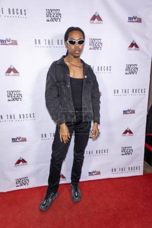 Photo for Influencer Travis White  attends Christine Peake's "Cheeky Peakey's 2024 Memorial Day Comedy Show" at Hotel Ziggy, Los Angeles, CA, May 27th, 2024 - Royalty Free Image