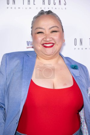 Photo for Comedian Lin Sun attends Christine Peake's "Cheeky Peakey's 2024 Memorial Day Comedy Show" at Hotel Ziggy, Los Angeles, CA, May 27th, 2024 - Royalty Free Image