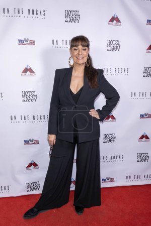 Photo for Emmy winning Stylist Brenda Cooper  attends Christine Peake's "Cheeky Peakey's 2024 Memorial Day Comedy Show" at Hotel Ziggy, Los Angeles, CA, May 27th, 2024 - Royalty Free Image