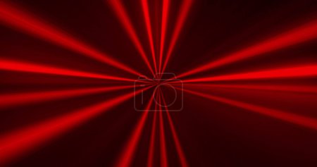 Foto de Imagen de código QR blanco parpadeante con líneas de neón rojas sobre fondo rojo. Interfaz de información concepto de tecnología informática digital imagen generada digitalmente. - Imagen libre de derechos