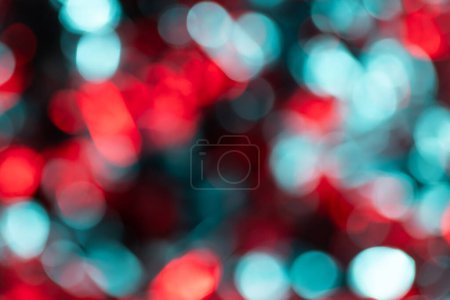 Photo for Close up of shiny multi coloured bokeh background with copy space. Colour, texture and light. - Royalty Free Image