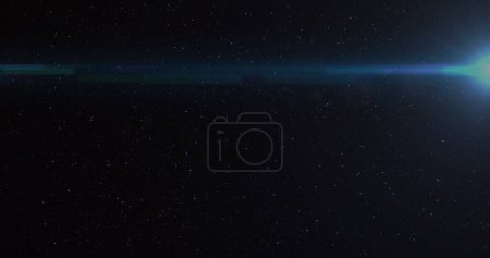 Photo for Image of a lens flares over a space-like background. Digitally generated. - Royalty Free Image