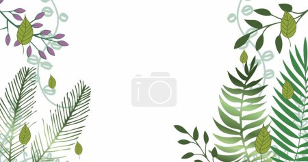 Photo for Image of plants on white background. environment, sustainability, ecology, renewable energy, global warming and climate change awareness. - Royalty Free Image