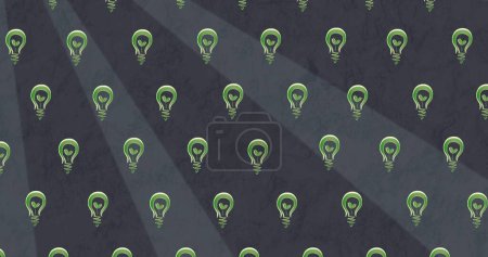 Image of bulbs falling over brown background. environment, sustainability, ecology, renewable energy, global warming and climate change awareness.