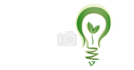 Téléchargez les photos : Image of green question mark and lightbulb icons on white background. Global education and digital interface concept digitally generated image. - en image libre de droit