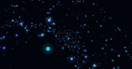 Composición del signo de estrella de escorpio sobre el cielo nocturno estrellado. horóscopo y signo del zodiaco concepto de imagen generada digitalmente.