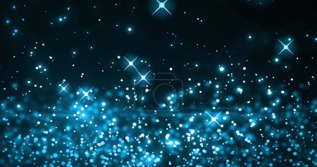 Photo for Image of aquarius over black background with stars. Astrology, zodiac and divination concept digitally generated image. - Royalty Free Image