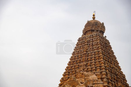 Foto de Temple Stock Images: Thanjavur Big Temple. Brihadeeswara Temple, Thanjavur, Tamilnadu , India. Load Shiva Temple. - Imagen libre de derechos
