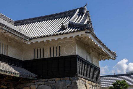 Photo for Matsumoto, Japan - town in Nagano prefeture of the region Chubu. Matsumoto Jo castle, designated as National Treasure of Japan 10 12 2023 - Royalty Free Image