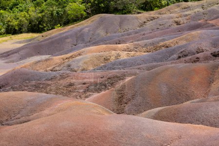 Die wunderschöne siebenfarbige Erde (Terres des Sept Couleurs), Chamarel, Insel Mauritius, Indischer Ozean, Afrika