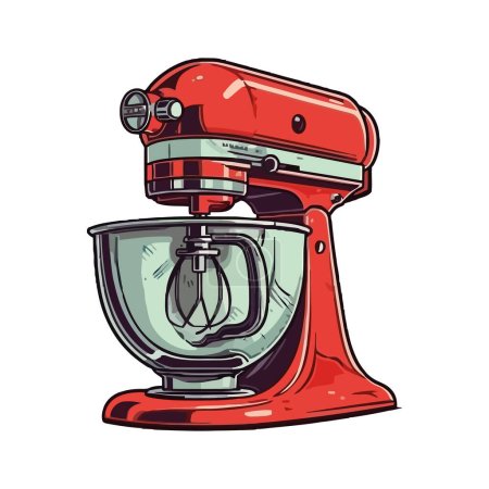 Illustration for Electric mixer icon on white background isolated - Royalty Free Image