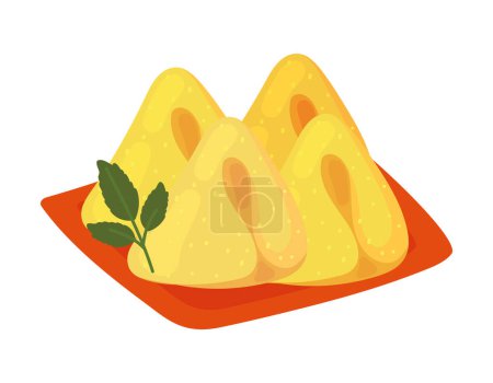 Illustration for Til ladoo lohri cookies icon isolated - Royalty Free Image