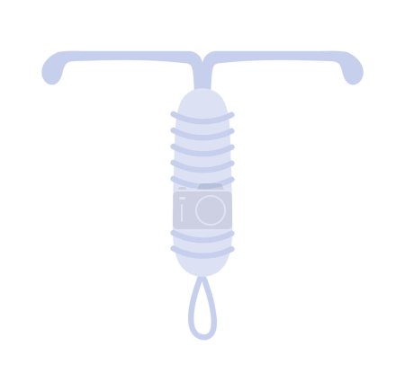 Illustration for Contraceptive iud illustration design isolated - Royalty Free Image