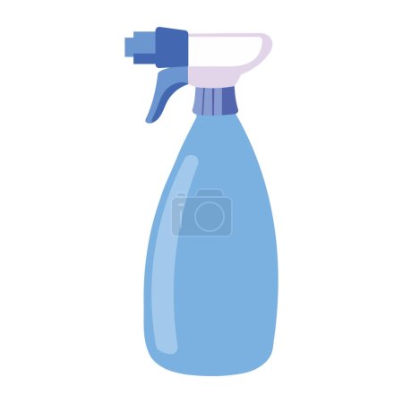 Ilustración de Productos de limpieza botella spary aislado ilustración aislado - Imagen libre de derechos