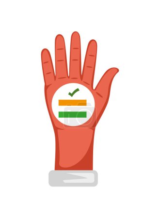 indian elections party illustration vector