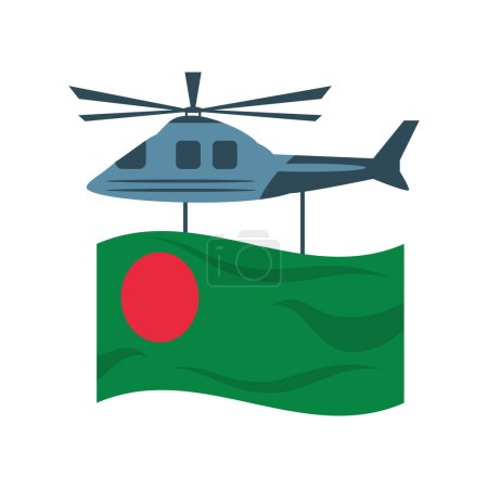 Illustration for Bangladesh independence day victory illustration - Royalty Free Image