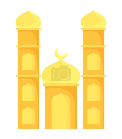 laylat al qadr mosque illustration design