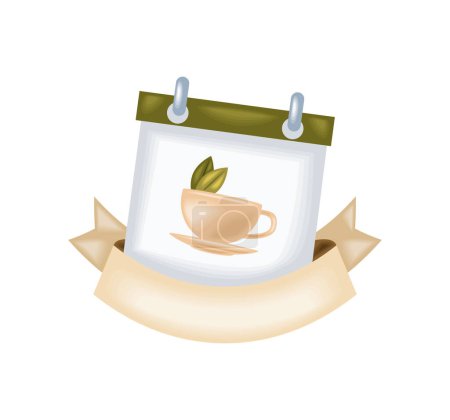 Photo for Tea day event isolated design - Royalty Free Image