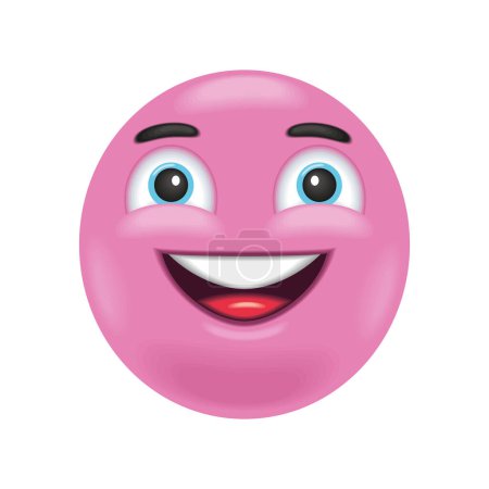 Photo for Smile day emoji isolated design - Royalty Free Image