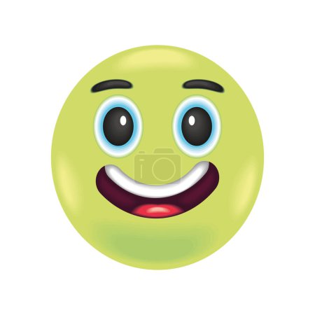 Photo for Smile day emoticon isolated design - Royalty Free Image