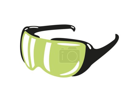 Photo for Bicycle equipment glasses isolated design - Royalty Free Image