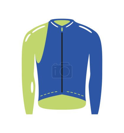 Photo for Bicycle equipment jacket isolated design - Royalty Free Image