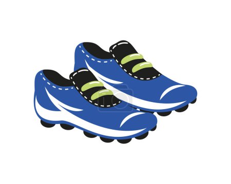 Photo for Bicycle equipment shoes isolated design - Royalty Free Image