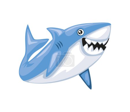 Illustration for Shark animal sea isolated design - Royalty Free Image