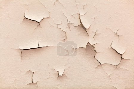 Téléchargez les photos : Background picture of cracked paint of an old wall - en image libre de droit