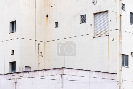 Photo for Picture of a facade of an old industrial building in Japan - Royalty Free Image