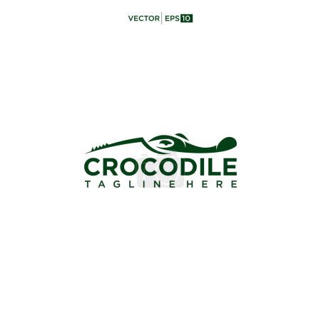 Photo for Head crocodile logo design inspiration - Royalty Free Image