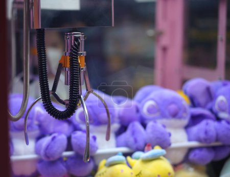 claw game arcade in focus