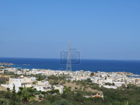 Photo for View over Hersonissos from the hills - Royalty Free Image